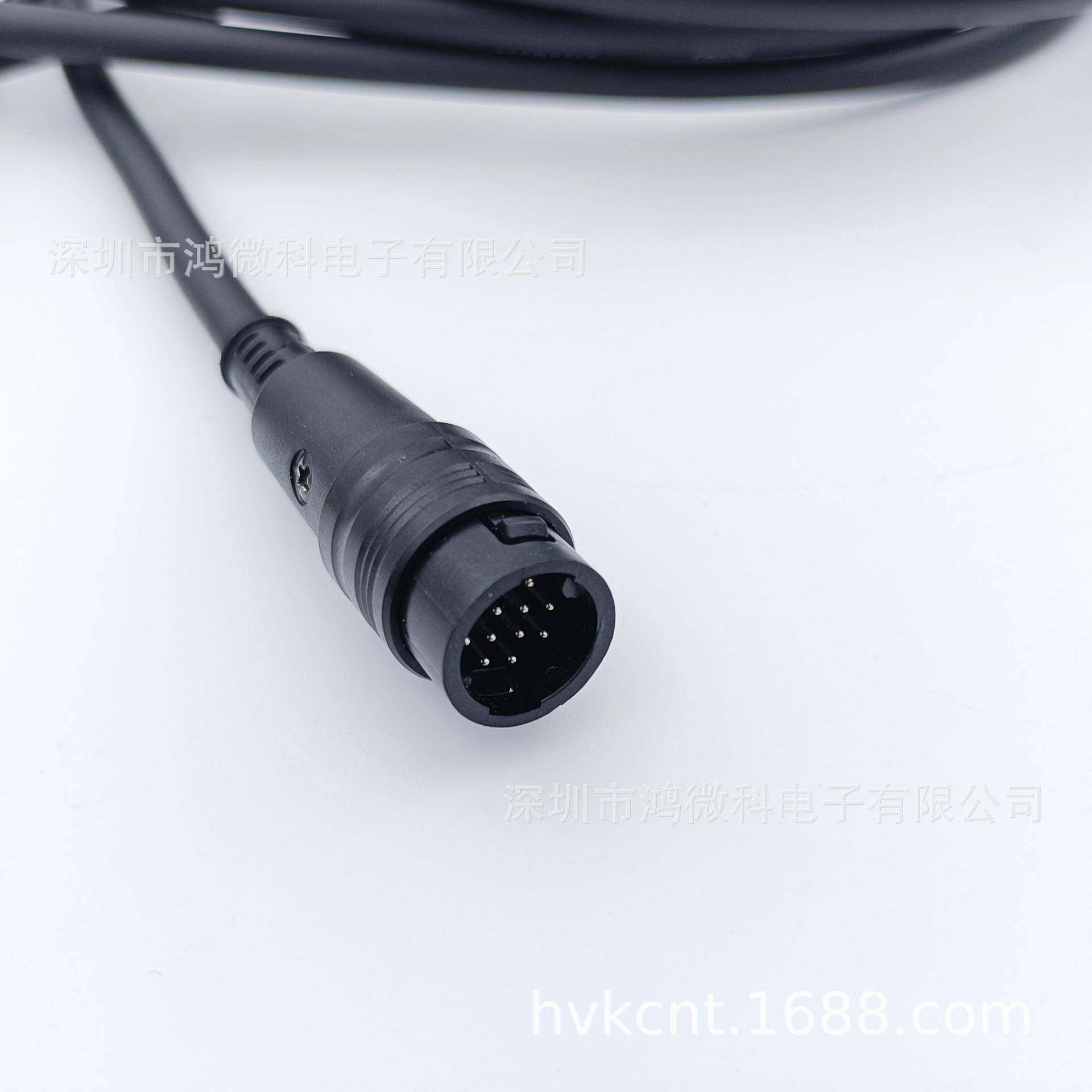 兼容广濑原装连接器基恩士插头公母带线分线接USB防水盖端子热销