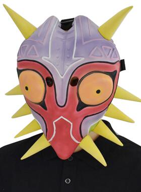 塞尔达传说荒野之息梅祖拉面具万圣节LED发光乳胶头套道具鬼脸