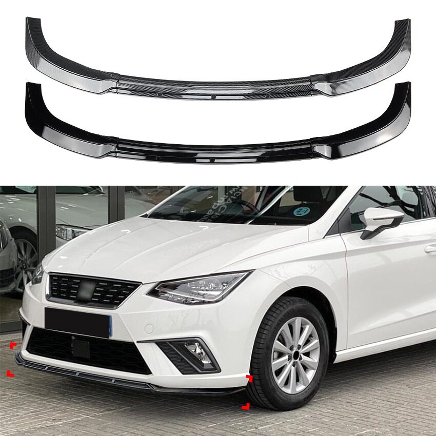 适用西雅特伊比萨Seat Ibiza MK5 Standard/FR 2018+前唇前铲改装