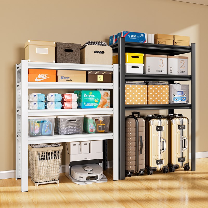 家用货架置物架多层收纳架落地杂物架仓库阳台碳钢金属储物架子铁