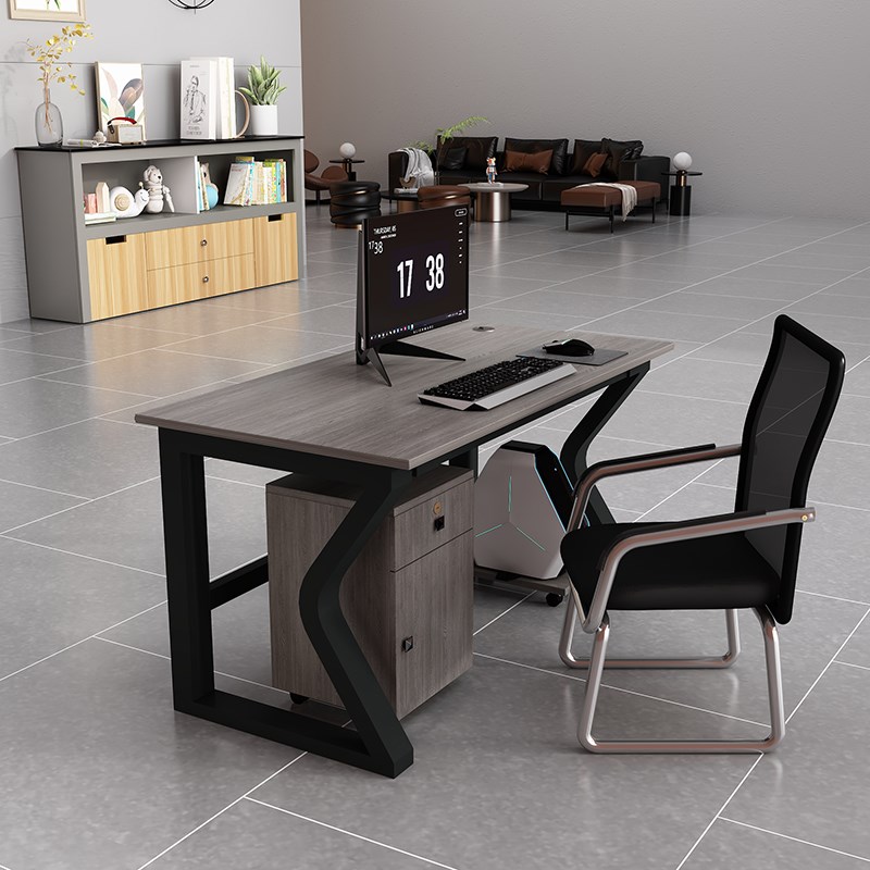 职员办公桌员工位现代简约四人位面对面屏风卡座桌椅组合工作卡位