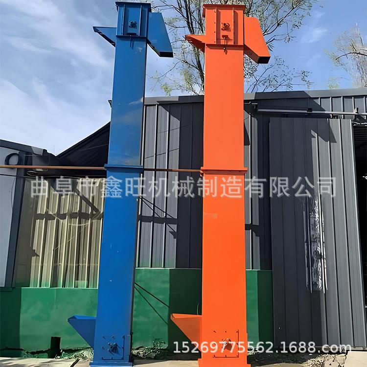 高塔造粒工程双通道斗提机 宠物猫粮自动垂直上料提升机