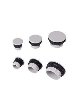 控制箱配电箱信号灯按钮开关面板孔塞灰色堵头22mm 16mm 30mm50个