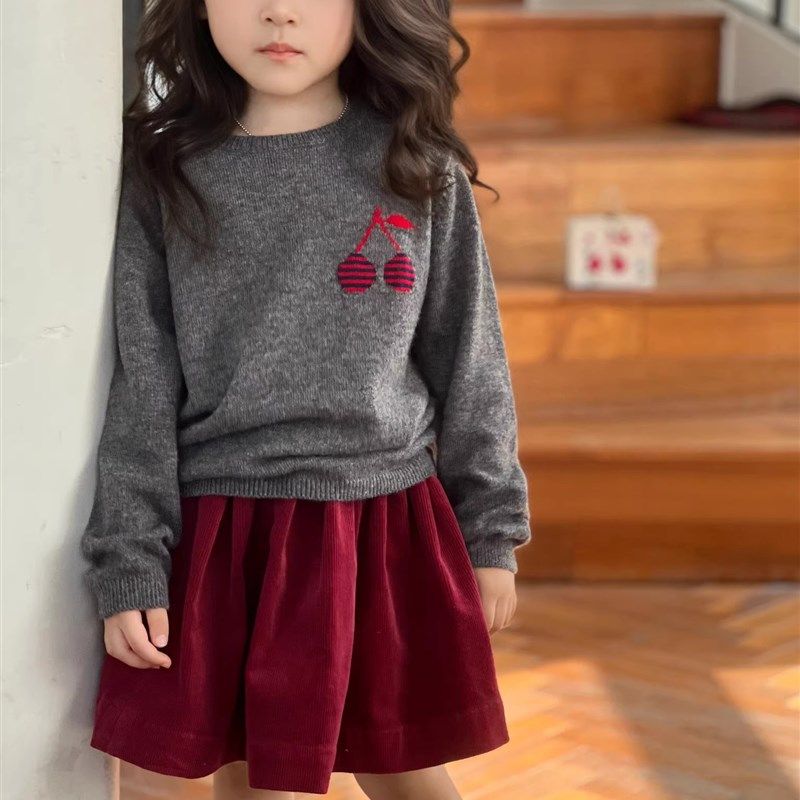 女童春秋冬红色灯芯绒短裙儿童百搭裙子半裙春秋冬新款,童装/婴儿装/亲子装,半身裙,淘宝优惠券,粉丝福利购,淘宝优惠卷