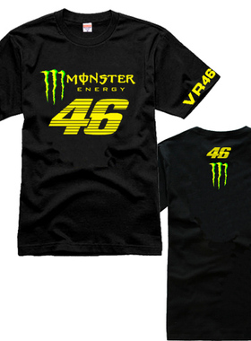 46 罗西 MotoGP GP 车手 机车 摩托车 赛车 短袖 t恤 衣服