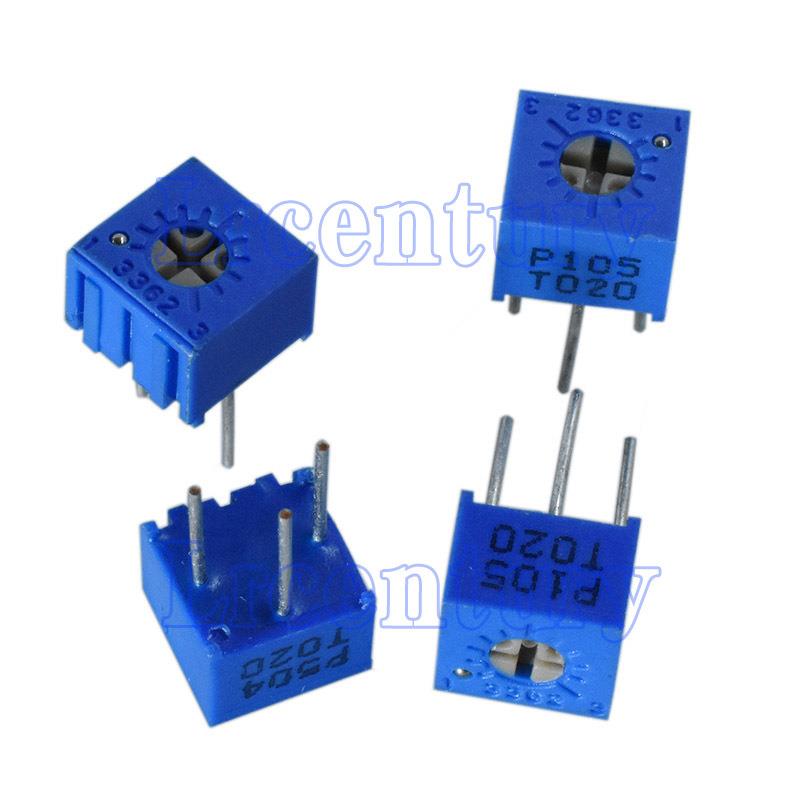 3362P-103 10K 单圈精密可调电阻/3362电位器 玻璃釉电位器