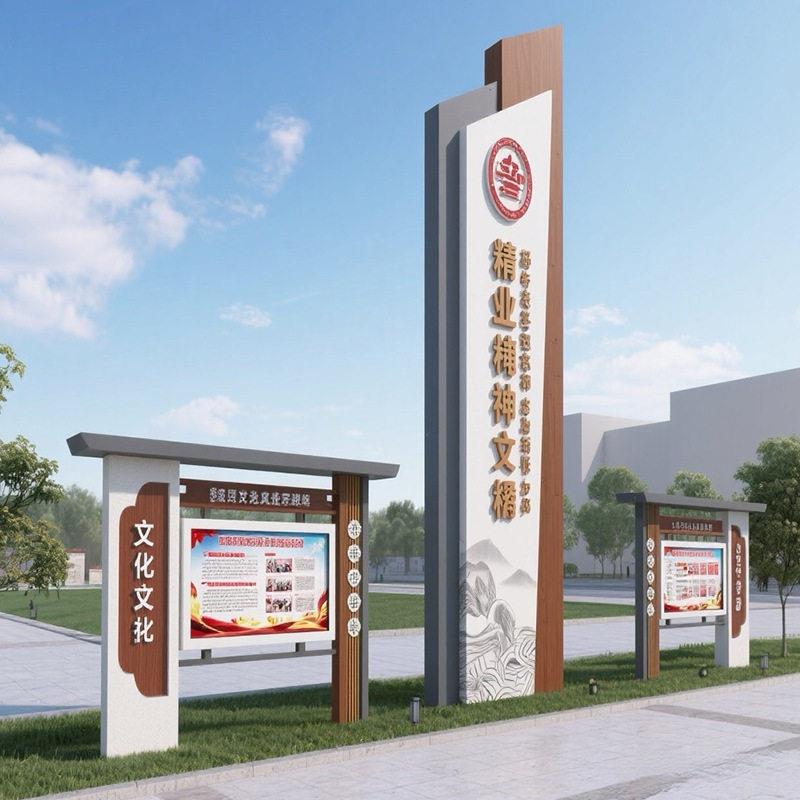 大型精神堡垒导视牌商场景区广告路牌公园开发商地标标识标导向牌