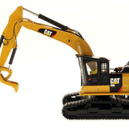 卡特工程车1 50 CAT 568 森林伐木机挖土机吊机模型TR40002