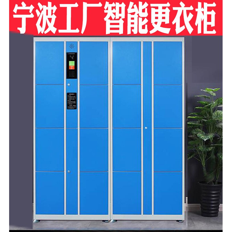 宁波工厂钢制加厚泳池电子存包柜员工健身房酒吧美容院智能更衣柜图片