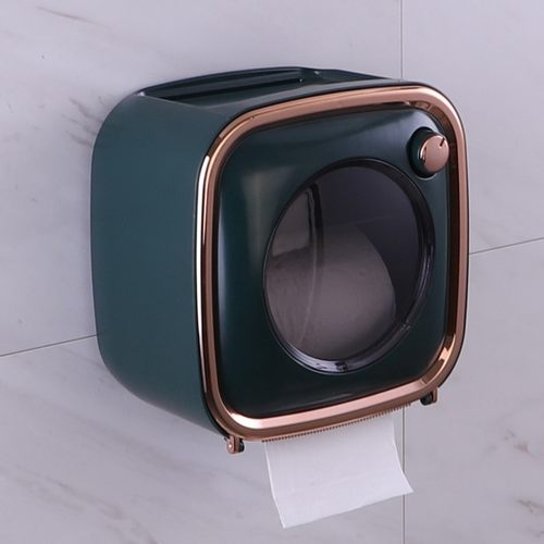 厕所卫生纸置物架卫生间纸巾盒免打孔纸巾架壁挂防水厕纸盒抽纸盒