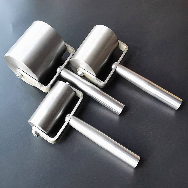 压轮防水卷材施工压辊压边滚封边工具搭边接缝双轴承实心大铁滚轮