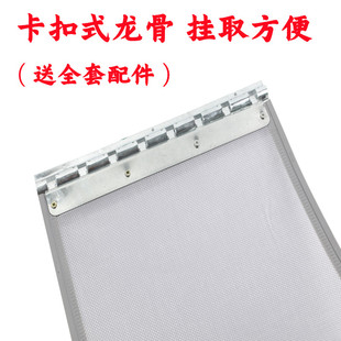 大门蚊帐防蚊蝇商铺家用磁吸室外隔断半透明帘 全磁条网纱门帘夏季