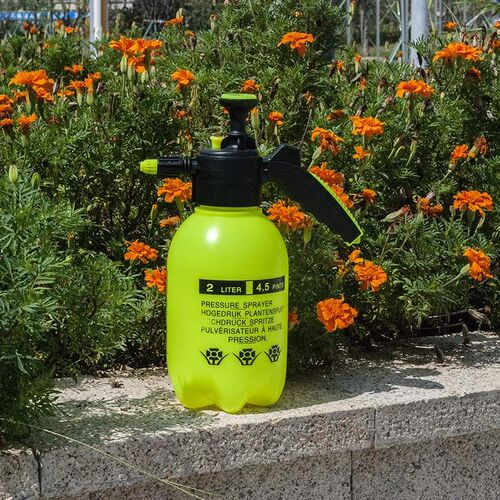 厂家新款2L气压式喷r雾器喷洒手压浇花喷水壶消毒园艺塑料壶