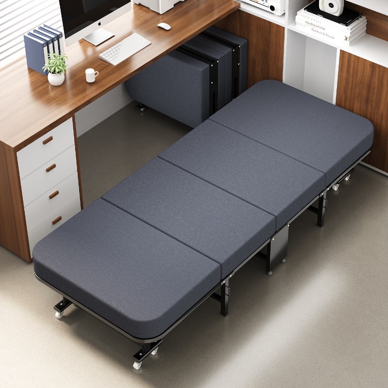 高级折叠床办公室午休神器单人床公司休息高档简易午睡床加厚便携