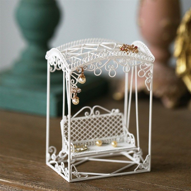 迷你娃娃屋家具家居装饰品摆件创意铁艺小饰品架 秋X千摇椅首饰架,饰品/流行首饰/时尚饰品新,首饰展示架,淘宝优惠券,粉丝福利购,淘宝优惠卷
