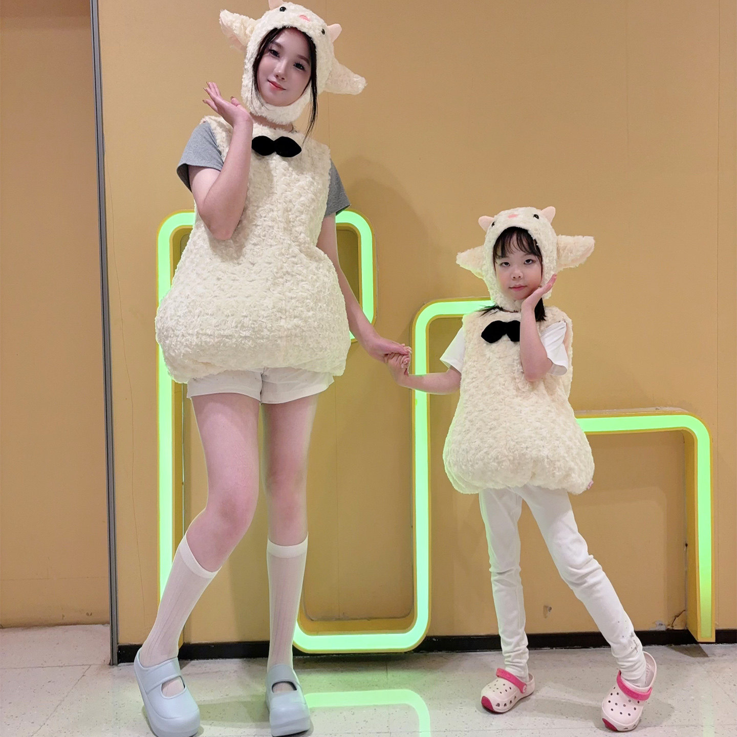 小绵羊cos动物演出服装图片