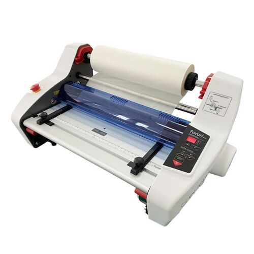 飞扬350mm热裱覆膜机 小型双面图文办公热裱机 电动照片过膜机