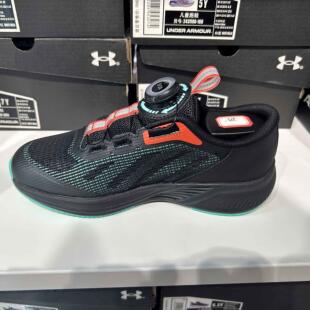 安德玛儿童鞋男童网布透气旋钮运动鞋休闲百搭跑步鞋2431110