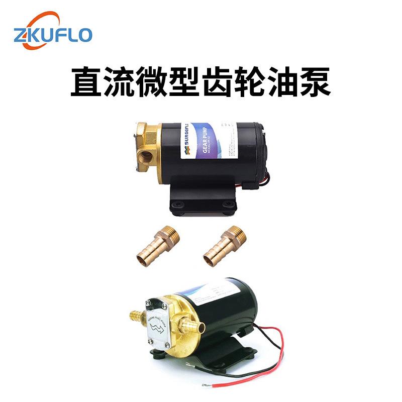 FP-12电动齿轮小型油泵润滑油自吸抽油泵全自动高压喷雾泵自吸式