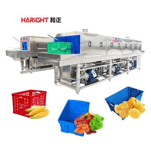 商用周转筐洗筐机 塑料筐清洗机 全自动不锈钢冻品托盘清洗设备