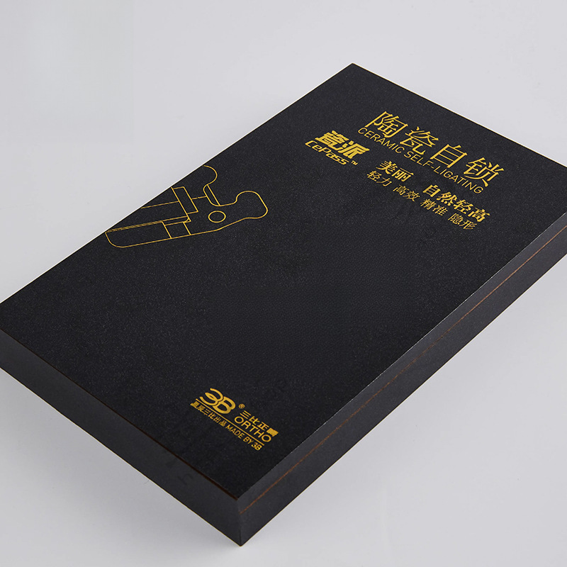 牙科正畸 三比托槽3B瓷派PLUS被动陶瓷自锁托槽MBT直丝弓矫正托槽