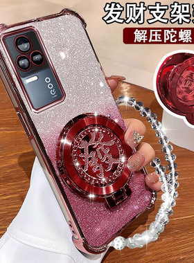 小米红米k50新款手机壳K40S镜头膜全包RedmiK50Pro国潮陀螺磁吸支架小米k50创意网红软壳redmik50por四角防摔