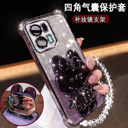 适用OPPOK15pro手机壳可爱镜子