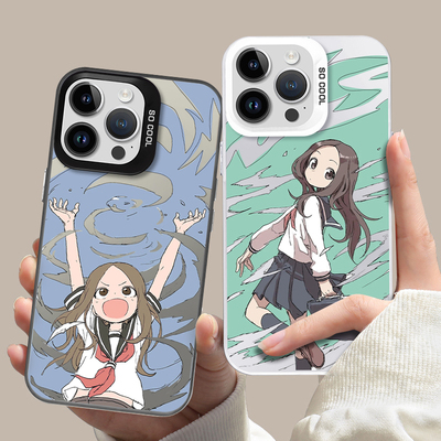 高木同学动漫卡通镭射壳