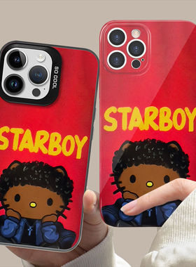 Starboy手机壳苹果16华为pura70kitty专辑iPhone15promax一加13哈喽mate60kt猫vivo欧美OPPO凯蒂猫13个性适用