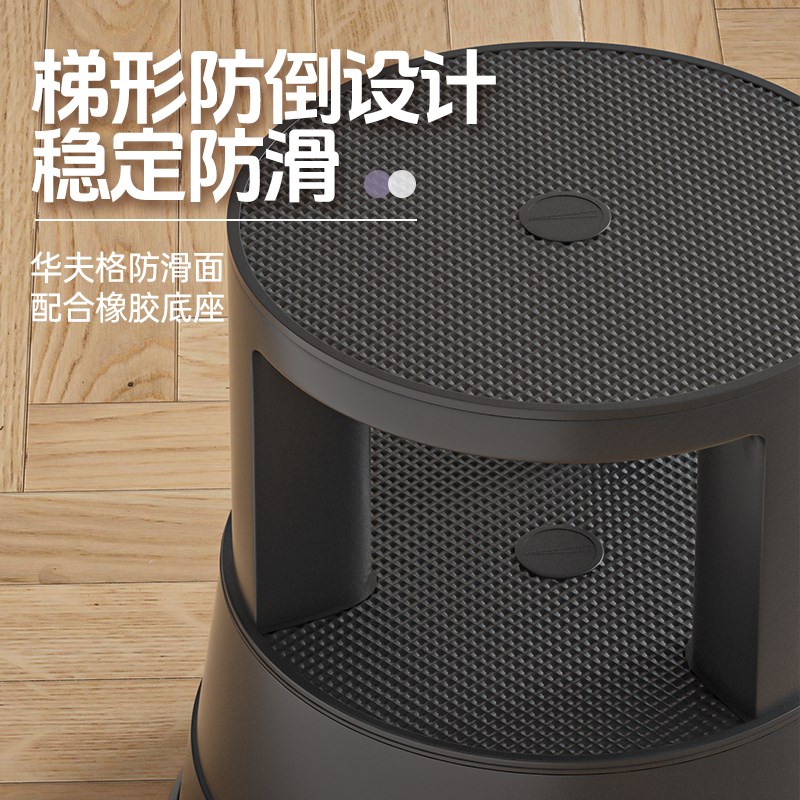 登高凳仓库理货凳子脚踏取物万向轮可移动凳子图书馆梯凳家用梯凳