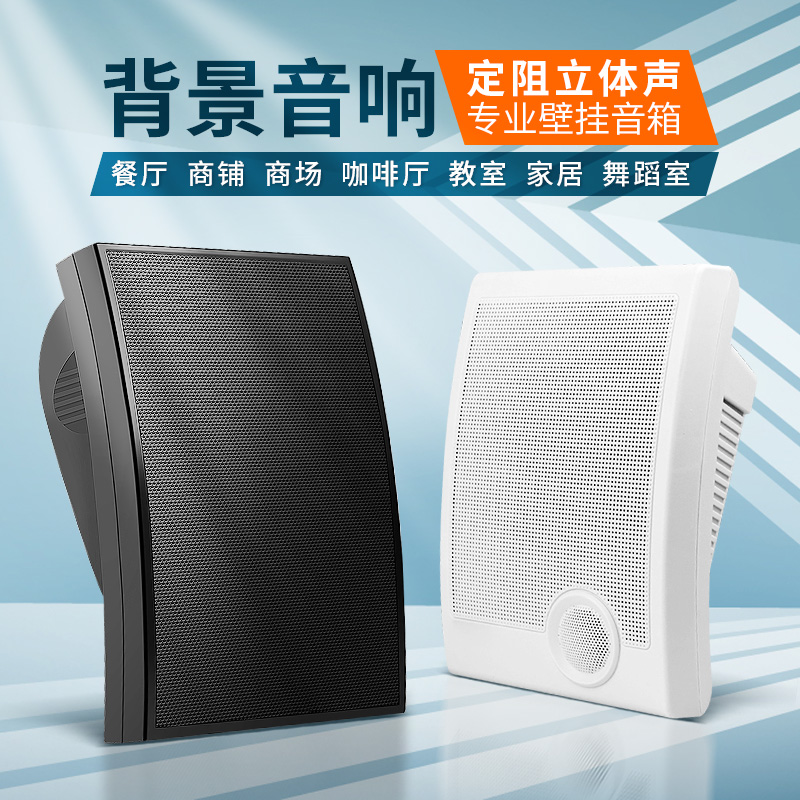 S50/C天韵家庭同轴定阻吸顶喇叭5寸音箱背景音乐系统天花吊顶音响