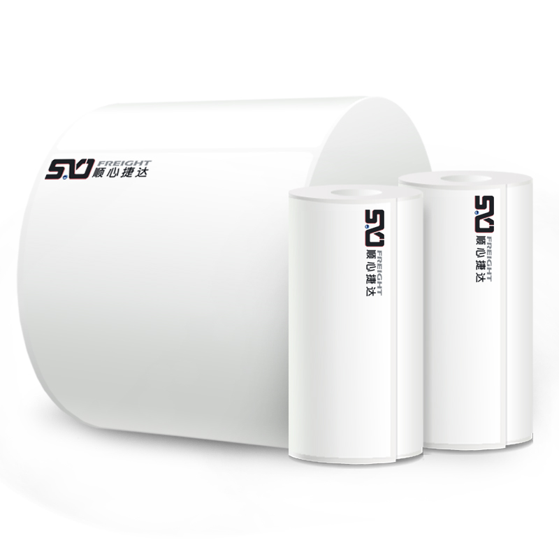 顺心捷达热敏不干胶标签台式便携式电子面单打印纸手持空白76*105