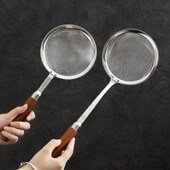 造器304不锈钢不锈钢密网漏勺家用滤油勺商用打沫勺面粉过滤网筛