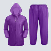 成人男女士干活工地两件式 防暴雨全身套装 牛筋雨衣雨裤 单 加厚