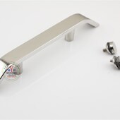 方管不锈钢淋浴房移门拉手浴室玻璃门拉手把手移门对装 门把手145