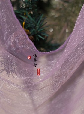 汉服披帛单件锦丝邹幻色飘带舞蹈唐风披纱披巾配饰龙母诃子裙百搭