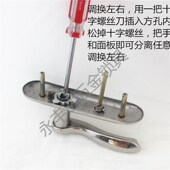 孔距165不锈钢门锁房间门摇把锁卫卧室执手锁实木门压把锁单舌锁