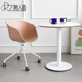 电脑椅家用书房书桌椅子北欧简约靠背创意舒适久坐办公升降旋转椅