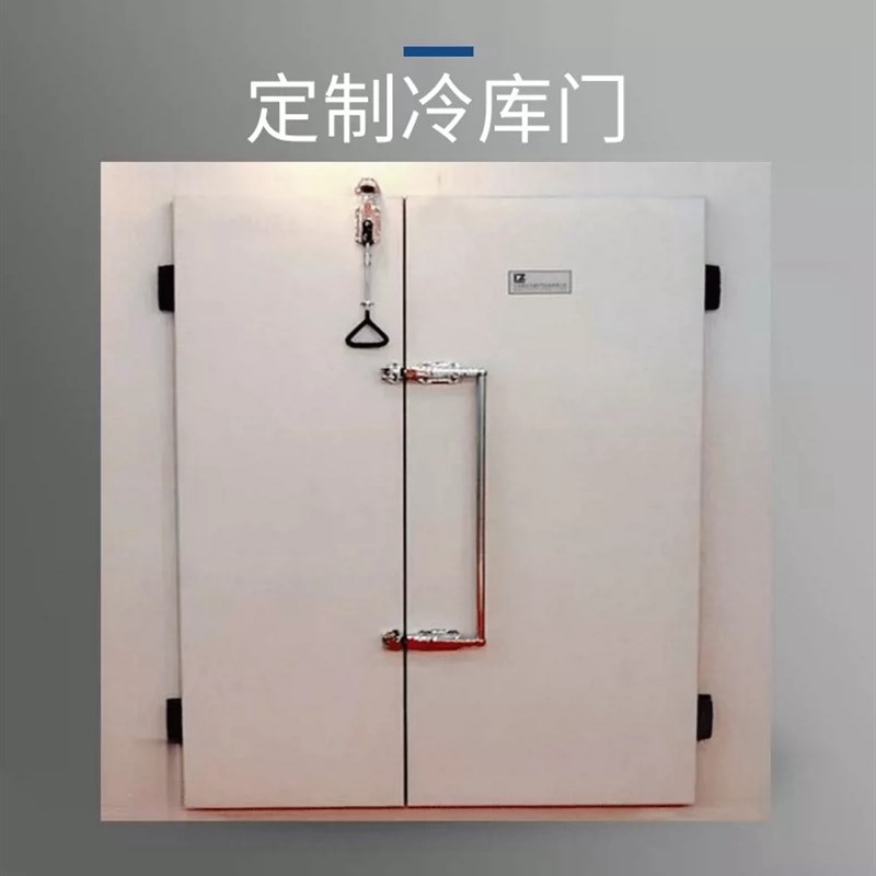 冷库专用门定制聚氨酯全埋半埋门冷库单双开电P动平移不锈钢推拉