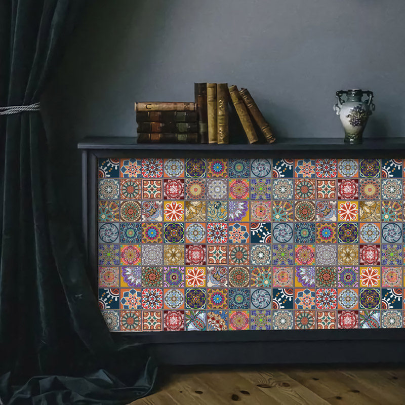 欧式复古旧家俱改色翻新贴纸斗柜子鞋柜整体橱柜门改造贴膜防水自,家居饰品,家具贴,淘宝优惠券,粉丝福利购,淘宝优惠卷