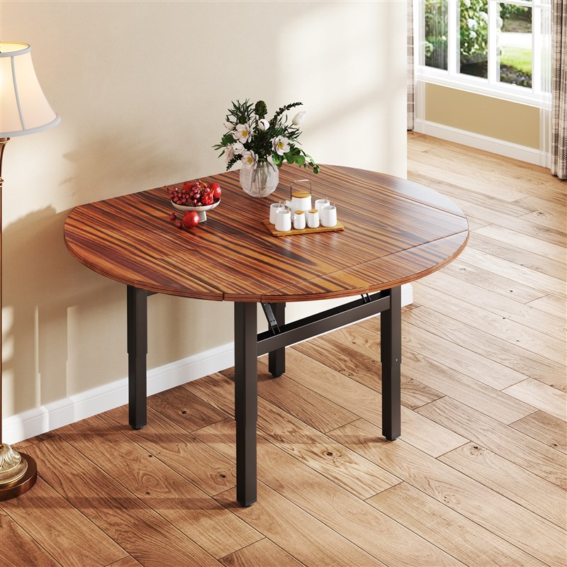 折叠桌子圆桌方桌餐桌小户型升降饭桌圆形简易家用可折叠矮桌吃饭