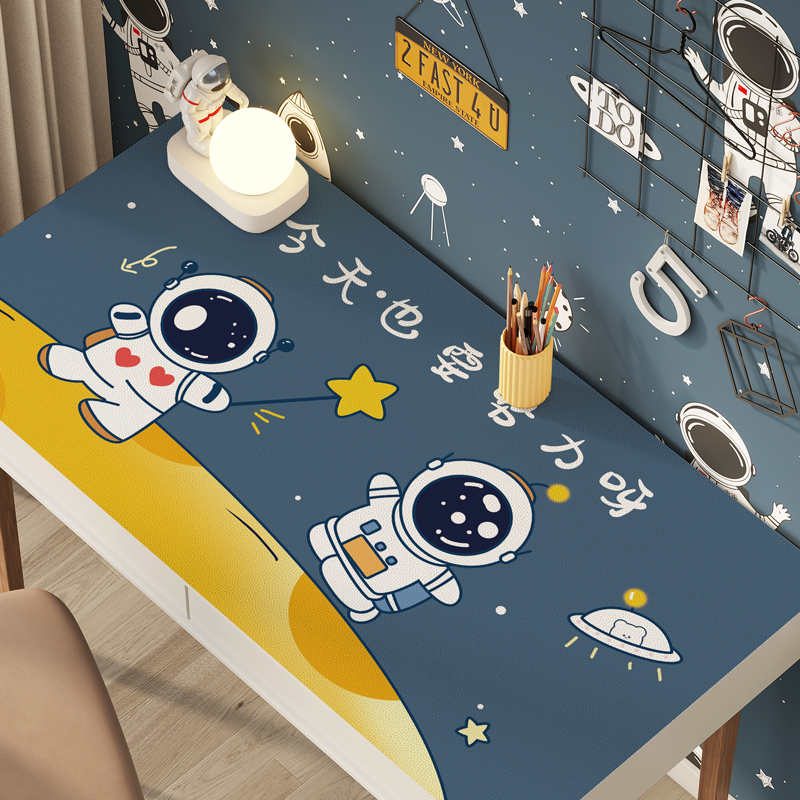 小学生书桌垫写字台桌垫学习桌面保护垫儿童护眼环保硅胶男孩桌布