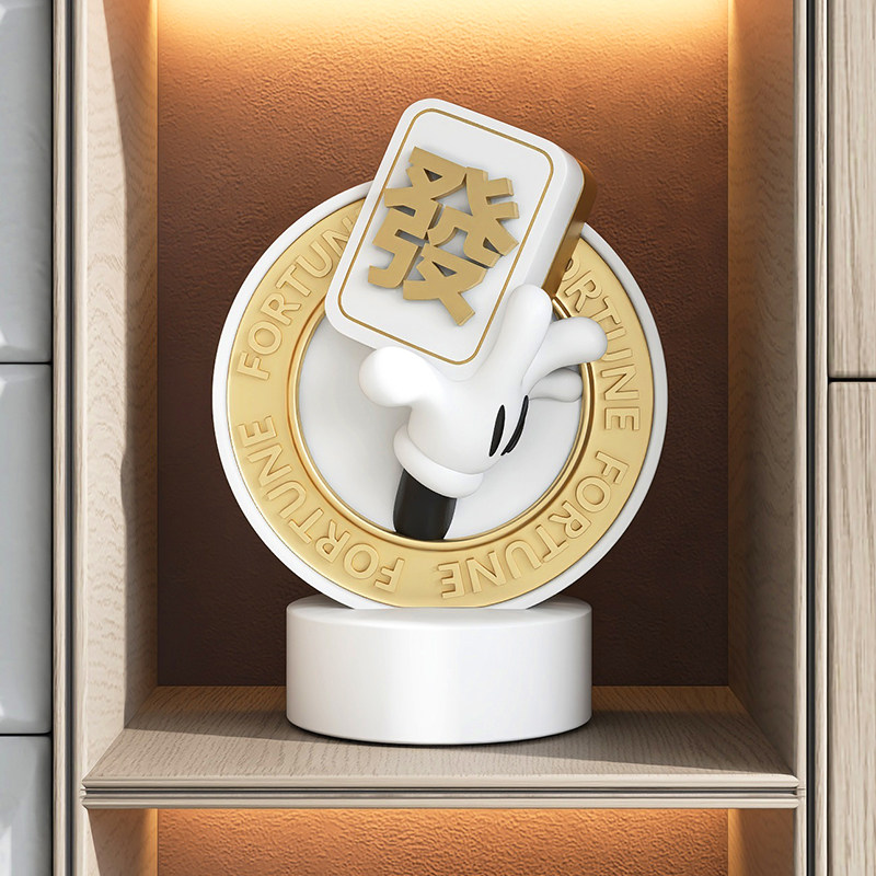 潮玩手牌酒柜装饰品摆件客厅开业礼物高档轻奢前台收银台乔迁新居,家居饰品,装饰摆件,淘宝优惠券,粉丝福利购,淘宝优惠卷