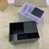 发型师剪刀插座盒理发店美发用品大全高档防滑收纳桌面整理工具架