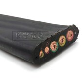 2芯 25平方 钢丝圆扁电缆线 行车卷筒电缆线国标铜芯34