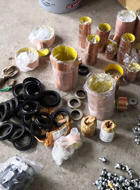 久保田拖拉机铜套M704 854KQ 954  前桥 前轮 摇摆 油缸 螺丝 母