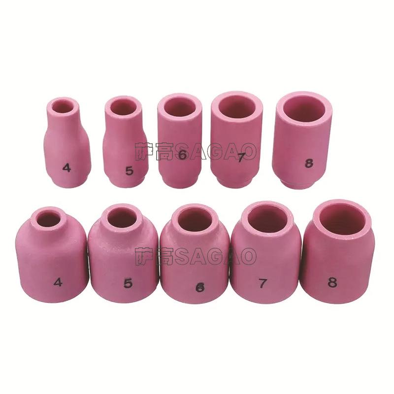 跨境氩弧焊枪配件玻璃杯套装WP17/18/26焊枪配件瓷嘴玻璃嘴49PCS