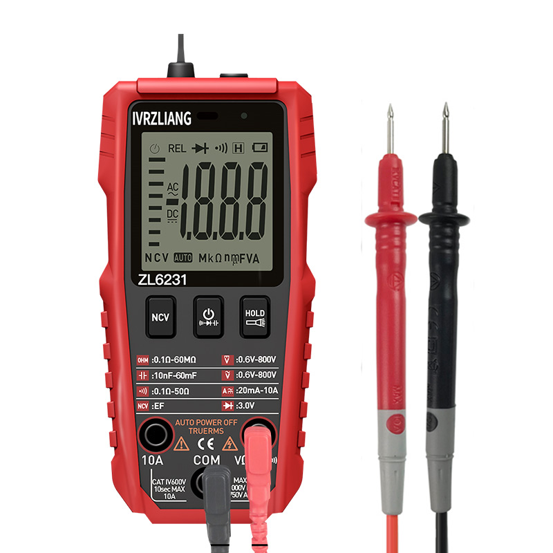 高精度充电万用表无需换挡全自动万能表自动关机电工维修智能防烧