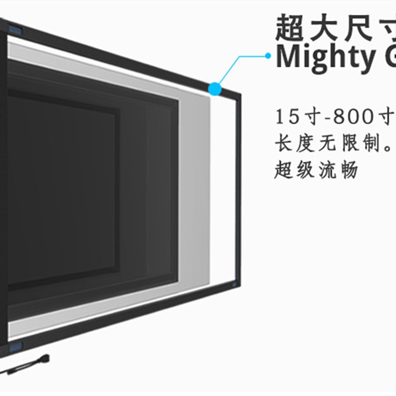 红外触摸屏框定做液晶led拼接触控框投影互动显示器电视加装触摸