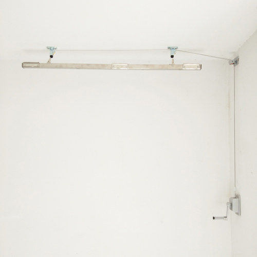 手动会标升降杆横幅条幅升降机汽车展厅4s店吊旗挂条幅手摇升降杆